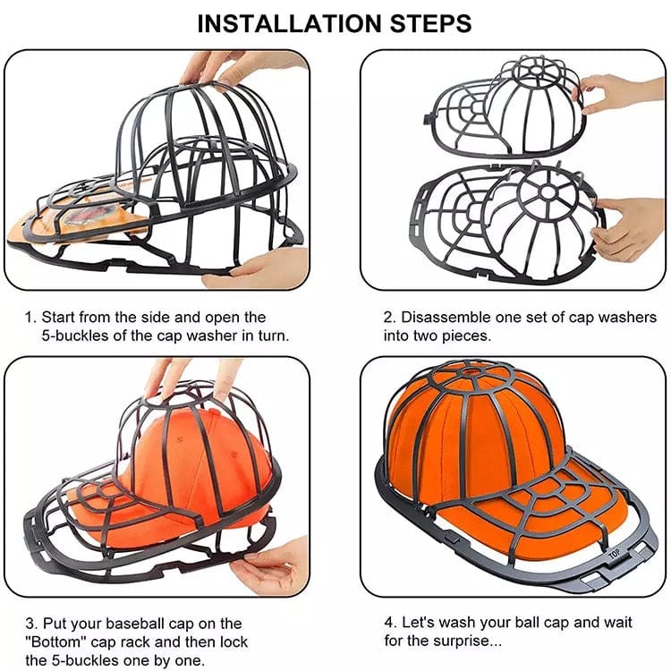 Hat washing frame 